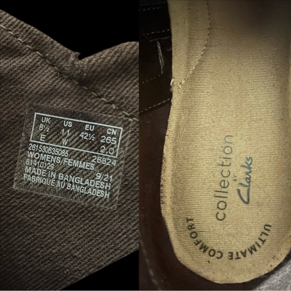 Clarks Women's Leather Camzin Dime Ankle Boot - Picture 6 of 7